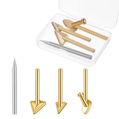 4PCS Copper Plastic Welding Tips Plastic Welder Tips Soldering Iron Tip Soldering Tip for Repair Bumper, Dashboard, Kayak, And More