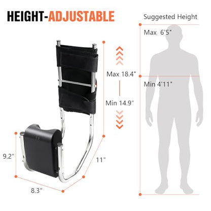 Knee Pads for Work With Seat,Upgraded Adjustable&Detachable Ergonomic Knee Seat,Kneeler Seat for Gardening,Farms,Construction,Tiling Flooring and Cleaning for Men Women,Optimal Knee Protection,Ankle Support - style: Kneeler Seat