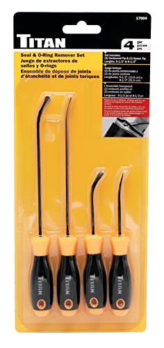 Titan 17004 4-Piece Seal and O-Ring Remover Set - size: 4pc Seal and O-Ring Remover