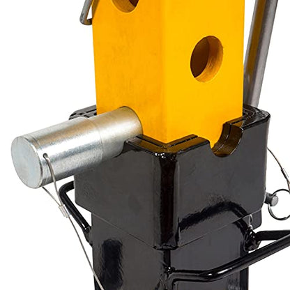 30 Ton Jack Stands - Pin Style Stand with Heavy Duty Welded Steel - 4-Caster Spider Design with Handle for Easy Positioning - Extra Safety Great for Auto Repair Garage Shop (33300)