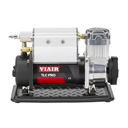 VIAIR TLC PRO Heavy-Duty Air Compressor - 150 PSI Portable Tire Inflator with 1/4 Gallon Air Tank - Includes Presta Valve Chuck & Shop-Style Inflation Gun - For Tubeless Bike Tire Setup - style: TLC PRO Heavy-Duty Air Compressor