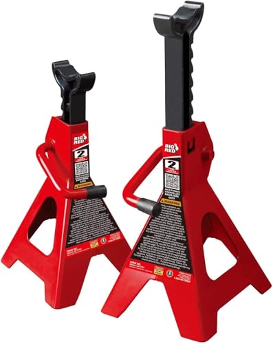 BIG RED Torin Hydraulic Trolley Floor Jack Combo with 2 Jack Stands, 2 Ton Capacity (T82001) - style: 2 ton jacks combo