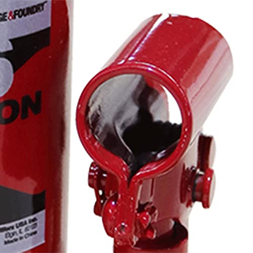 AFF Super Duty 6 Ton Hydraulic Bottle Jack, Manual, Welded Cylinder, High-Grade Steel Construction, Forged and Welded Base, 3606, Black,Silver,Red,White