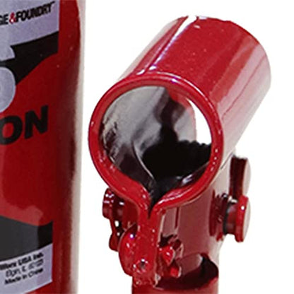 AFF Super Duty 6 Ton Hydraulic Bottle Jack, Manual, Welded Cylinder, High-Grade Steel Construction, Forged and Welded Base, 3606, Black,Silver,Red,White