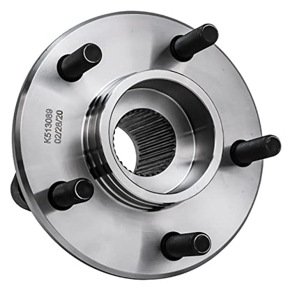 Detroit Axle - Front or Rear Wheel Bearing Hubs for Concorde LHS New Yorker 300M Dodge Intrepid Eagle Vision Plymouth Prowler, 2 Wheel Bearing & Hubs Assembly Set Replacement - style: 513089 x2/Pair
