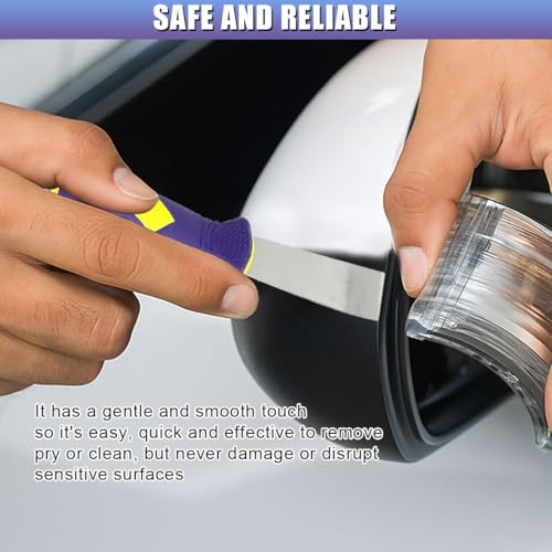 Wheel Weight Remover, Auto Tire Repair Tool with Non-Slip Grip for Removing Adhesive Stick-On Wheel Weights, Universal Tire Balancer Scraper for Most Vehicles (Scraper) - size: Scraper