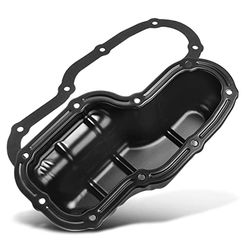A-Premium Lower Engine Oil Pan Sump with Drain Plug & Gasket Compatible with Nissan NV1500 2013-2017, NV2500/3500 2012-2018, Pathfinder 2005-2012, Xterra 2005-2015, Frontier 2005-2019, V6 4.0L