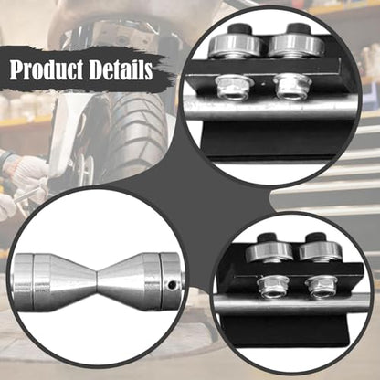 Motorcycle Wheel Balancer Compact Portable Tire Balancing Accessory Metal Repair Stand Iron Maintenance Tool Trailer Shop suitable for garages home