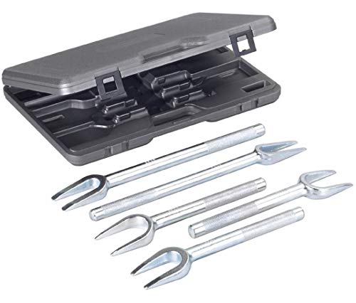 OTC 6299 Separator Set - 5 Piece; Includes Five Popular "Pickle Forks" and Storage Case - Use to Remove Shock Linkage, Tie Rods, Ball Joints, and More on Many Cars, Light Trucks/SUVs, and Vans | Use to Remove Shock Linkage, Tie Rods, Ball Joints, and More