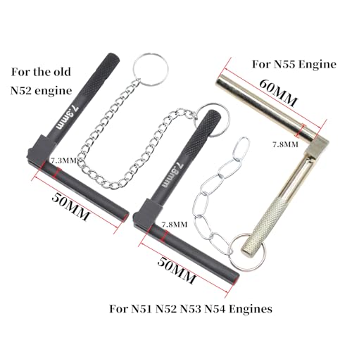 Master Engine Timing Vanos Camshaft Alignment Locking Tool Kit | Compatible with BMW 2.5L 3.0L N51 N52 N53 N54 N55 S55 Engines, Crankshaft Flywheel Alignment Tool Kit - color: Blue-New