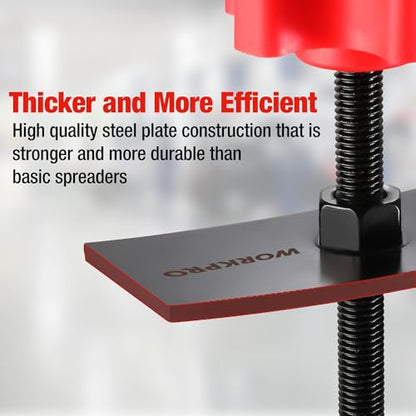 WORKPRO Brake Caliper Compression Tool, Piston Compressor Spreader Tool | Disc Brake Pad Spreader Tool for Compressing Inner Pad, Brake Piston Compressor Tool for Cars & Light Trucks - size: Standard