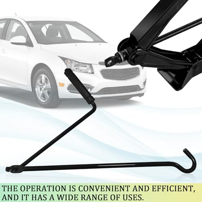 Car Jack Handle Scissor Jack Handle Replacement Car Lift Wrench Efficient Repair Tool Auto Universal Metal Tire Wheel Scissor Quick Lift Lug Handles Wrench for Cars Truck SUV Accessories