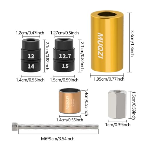 Rear Shock Absorber Bushing Removal Tool Kit - color: gold