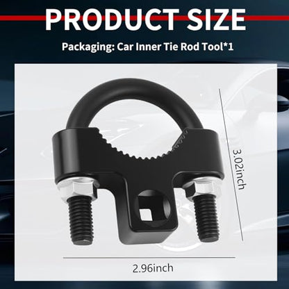 3/8" Heavy-Duty Drive Tie Rod Removal Tool,Rust-Resistant Inner Tie Rod Tool for High Torque,Professional Automotive Ties Rods End Removal Tools for Sedans SUVs and Light Trucks