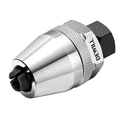 Stud Extractor, 1/4 to 1/2 Inch Broken Bolt Removal Tool | 3Jaw, 3/8 Drive, CR-MO Steel, Compact for Tight Engine Spaces, Quickly Remove Broken, Rusted & Corroded Bolts and Studs
