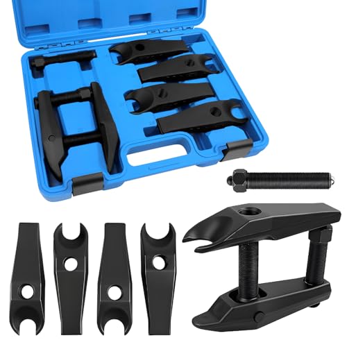 Ball Joint Separator Kit Compatible with BMW Benz Land Rover Audi Porsche, Heavy Duty Tie Rod Removal Tool 22mm 24mm 27mm 32mm 36mm Tie Rod Ends Remover Tool Control Arms Steering Knuckles