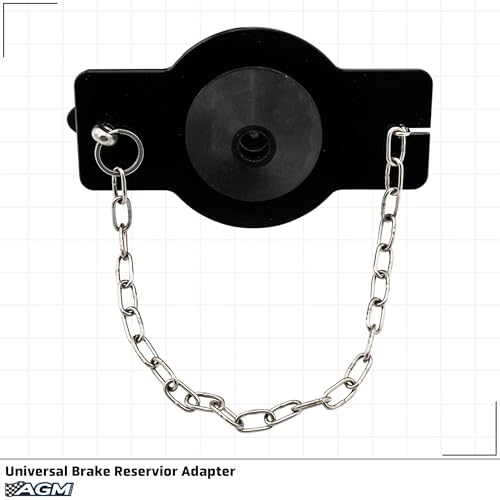 AGM Brake Bleeder Adapter – Universal Reservoir Cap | Brake bleeder adapter, adjustable reservoir cap, fits most round master cylinders