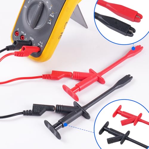 105 Piece Automotive Circuit Test Lead Kit, Multimeter Test Lead Kit, Multimeter Magnetic Kit for Fluke, Breakout Probe Kit, Large Alligator Clips, Voltmeter Leads - size: 105 Pcs Kit