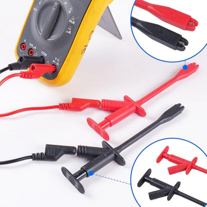 105 Piece Automotive Circuit Test Lead Kit, Multimeter Test Lead Kit, Multimeter Magnetic Kit for Fluke, Breakout Probe Kit, Large Alligator Clips, Voltmeter Leads - size: 105 Pcs Kit