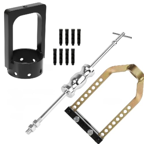 CV Axle Shaft Puller Tool Kit with 9 Holes Universal Joint Removal Tool，UTV/ATV CV Axle Removal Tool，Heavy Duty Axle Puller with Slide Hammer for Cars, Trucks, ATV & UTV - color: with 9 Holes Universal Joint Removal Tool