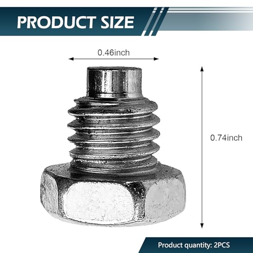 3PCS Floor Jack Handle Bolts, Horizontal Car Jack Fixing Bolts, Pressure Rod Bolt for Hydraulic Floor Jacks, Pressure Rod Fixing Screw Replacement for 3 Ton 4 Ton Hydraulic Jacks(Silver)