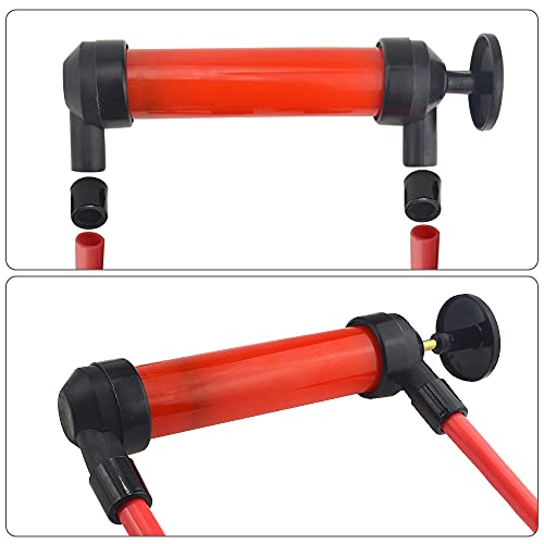 WMYCONGCONG Siphon Hand Pump Hand Pumping Pipe Manual Oil Pump Fuel Liquid Transfer Pump for Oil Gasoline Water Liquids and Air