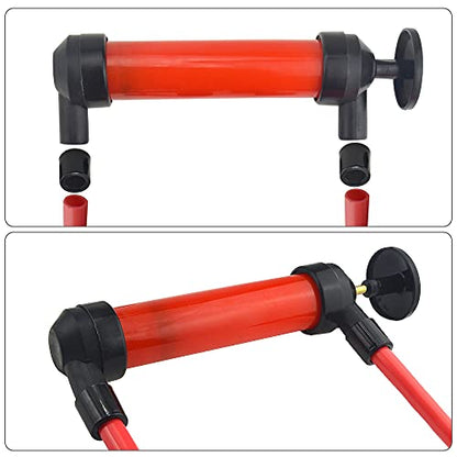 WMYCONGCONG Siphon Hand Pump Hand Pumping Pipe Manual Oil Pump Fuel Liquid Transfer Pump for Oil Gasoline Water Liquids and Air