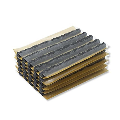 CKAuto 30pcs 4" Black Tire Repair Strings, Automotive Tool Tire Repair Plugs for Tubeless Off-Road Tires Car, Bike, ATV, UTV, Wheelbarrow, Mower - color: Black, size: 4" x φ0.236" 30pcs