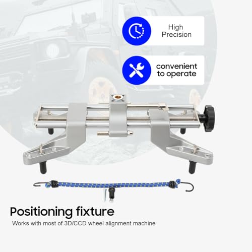 Universal Wheel Clamp & Magnetic Adapter, Wheel Alignment Rack Tool | for Camber Caster Gauge Adapter Rim Clamp Mount Mounting,11 inch to 25 inch