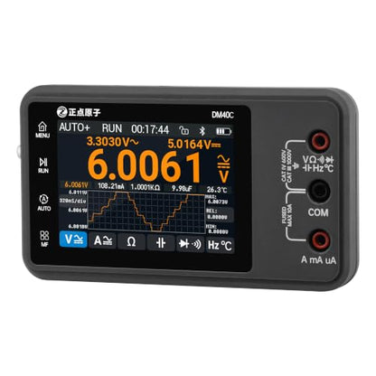 DM40A/B/C Digital Multimeter 59999 Counts, 4.5-Digit Rechargeable 3 in 1 Handheld Oscilloscope Multimeter Signal Generator,50M Sample Rate, Diode Test Automotive Tools (DM40C)
