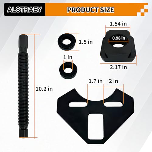 40100 Hub Remover Wheel & Brake Disc Removal Tool Kit Compatible with 5 6 8 Hub Assemblies Black