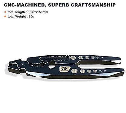 Aluminum Alloy RC Shock Absorber Pliers 4 in 1 RC Crawler Multifunction Pliers Tool RC Rod Ends Disassemble Tool for Traxxas HSP Car Black Silver - color: Black Silver
