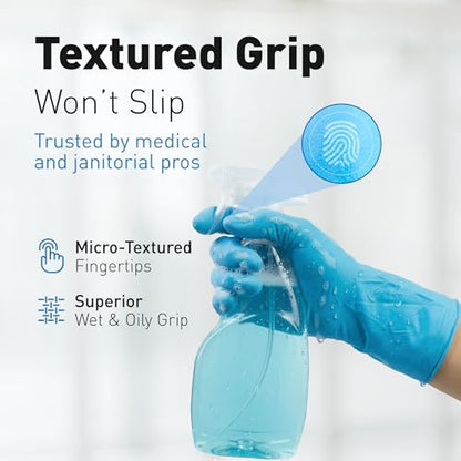 Raxwell Disposable Nitrile Gloves - Heavy Duty Cleaning Gloves - Elbow-Length Dishwashing & Kitchen Use - Chemical Resistant - size: XX-Large, style: 1 Pallet (84 Cases)
