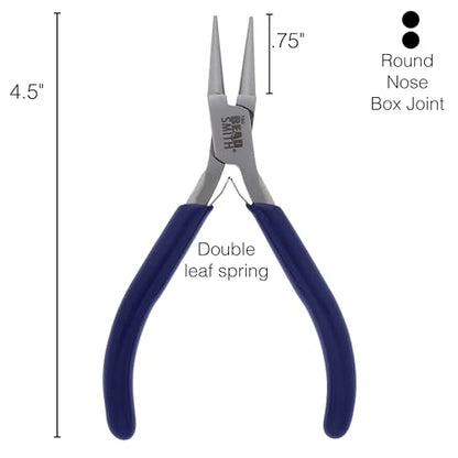 The Beadsmith 3-Piece Pliers Set – Kit Includes: Chain Nose, Round Nose and Flush Cutter with Tungsten Carbide Blades – Make Bracelets, Necklaces & Earrings – Tools for Jewelry Making - style: 3 PC Set