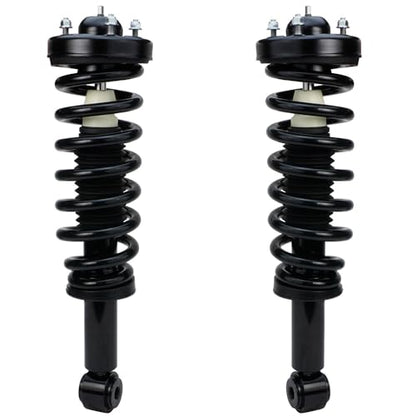 Detroit Axle - 2pc Front Struts for 2007-2013 Ford Expedition Lincoln Navigator, 2 Complete Struts & Coil Springs Assembly 2008 2009 2010 2011 2012 Quick Install Ready Strut Shock Assembly - size: 171138 x2/PAIR