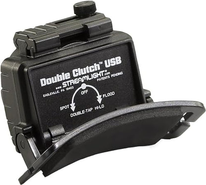 Streamlight 61603 Double Clutch 125-Lumen 1,700-Candela Headlamp, Black - color: Black, style: Rechargeable System