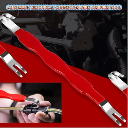 Automotive Electrical Terminal Connector Separator Removal Tool, Electrical Connector Separator Tool, 2-in-1 Straight & Bent Head Electrical Disconnect Pliers, Universal for Car