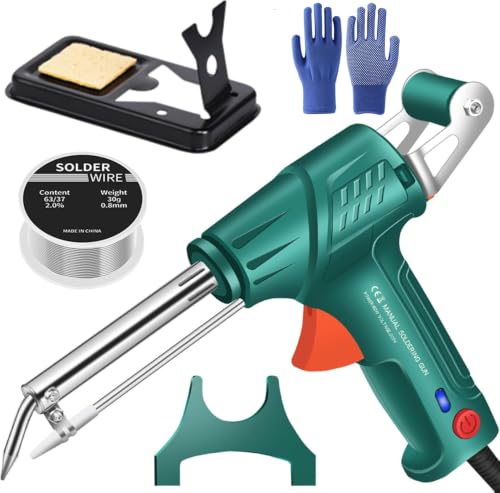 Multi-function Soldering Iron Kit, 300-580°C Adjustable Digital Soldering Gun w/Detachable Stand - color: # a