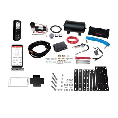 TrendsAuto Firestone Airide Red Label Rear Air Springs Kit & Air Command Dual Wireless App & Remote Extreme Compressor with Tank Kit fits 2020-2023 CV Series Cab-Chassis | TrendsAuto Decal - size: Dual Path (Remote & App)