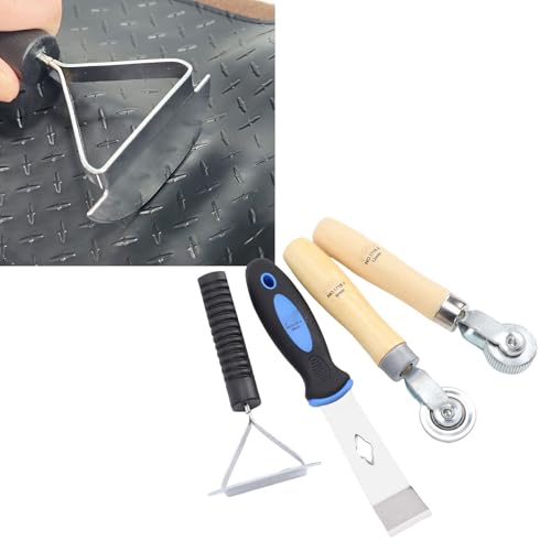 Tire Repair Tool Kit Patch Roller Scraper Cleaning Shovel for Truck Motorcycle Maintenance