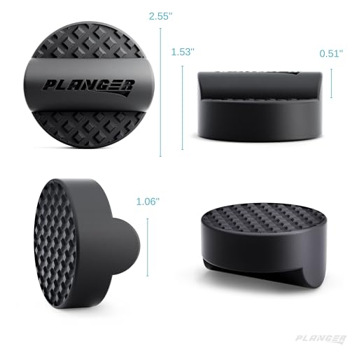 PLANGER® - Curby Pad Flat - Rubber Jack Pad for Audi (Special CAR Brands from Germany) Trolley Jack, Vehicle Lift and Axle Stand - Protects Your Car, SUV - color: Curby Pad (flat)