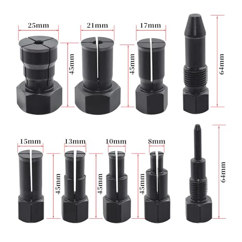 10Pcs Motorcycle Bearing Extractor Puller Tool Kit for 8-25mm Bearings | Professional Blind Hole Inner Bearing Extractor & Removal Tool Set, Suitable For Various Motorcycle Wheel Bearings