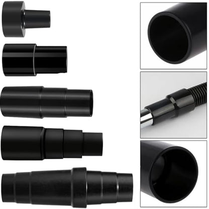 Universal Vacuum Hose Adapter Kit Reducer Attachment Set,Shop Vac Vacuum Hose Adapter 1 1/2 to 1 1/4 inch, 1 3/8 inch to 1 1/4 inch