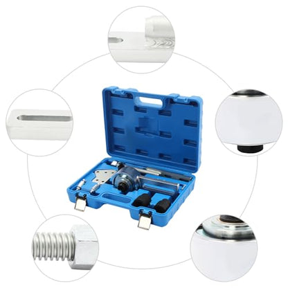 Torque Multiplier Tool, For Ford 1.0L EcoBoost Torque Multiplier Tool Set, Crankshaft Pulley Removal Kit for XC8055 Engine, 1:5 Gear Ratio with Carrying Case