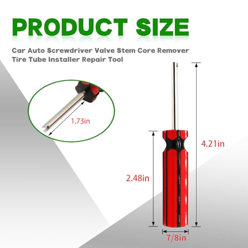 10Pcs Car Auto Screwdriver Valve Stem Core | Remover Tire Tube Installer Repair Tool 6523339