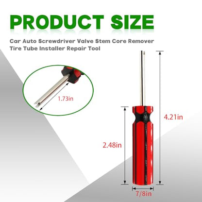 10Pcs Car Auto Screwdriver Valve Stem Core | Remover Tire Tube Installer Repair Tool 6523339