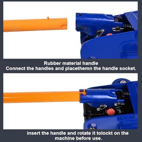 Low Profile Floor Jack 2 Ton (4,400 lbs), Heavy Duty Steel Hydraulic Racing Car Jack, Single Piston Quick Lift Pump with 5.1"-13" Lifting Range, Portable Hydraulic Floor Jack (Blue) - color: Blue, style: 2 ton