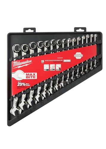 Fits Milwaukee 48-22-9515 15pc Combination Wrench Set - Metric