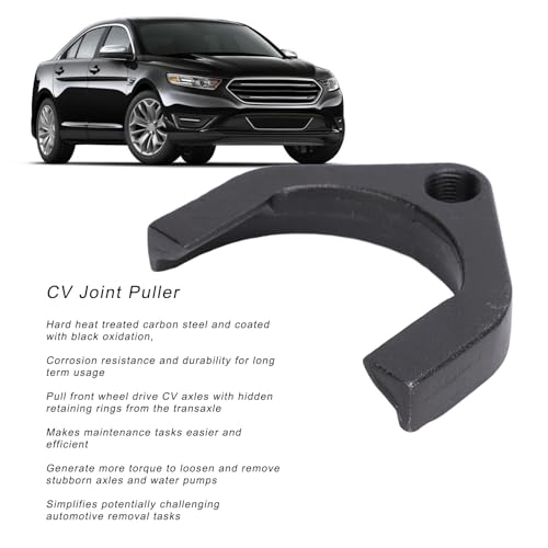 AMAKO 63mm Cv Joint Puller: Inner CV Axle Removal Tool 63mm with Nut - Front Wheel Drive Axle Pulley Fits Slide Hammers with 5/8"-18 Threads