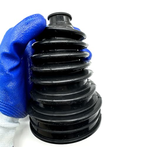 Small Shaft Universal CV Boot Kit,Upgrade Thick Silicone,Black | Fits 99% of cars,Oil & heat resistant,Tear-resistant,Dust & grit proof,Extra durable,flexible - color: Black